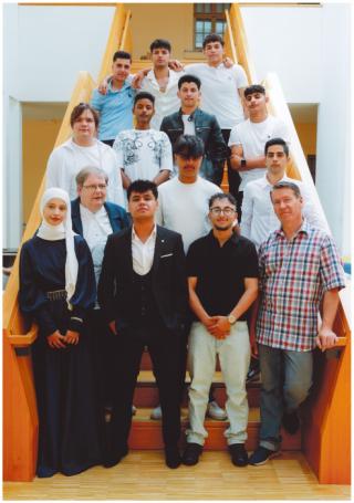 Klasse PL9 mit Fr. Warschkow u. Hr. Richter