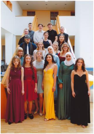Klasse 10b mit Fr. Blume